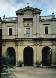Facade of the church, built c.1625