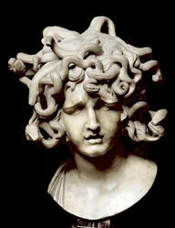 Head of Medusa, Marble sculpture by Gian Lorenzo Bernini