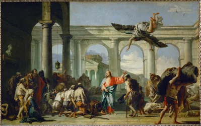 Jesus heals the paralytic in Bethesda