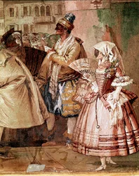 Venetian Masks (detail)