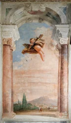 Landscape with Cupid from the Room of the Iliad in the Palazzina