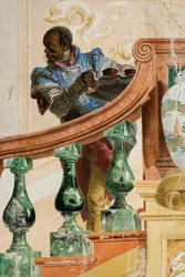 Moorish Servant Holding a Tray, from the Room of Carnival Scenes in the Foresteria, 1757