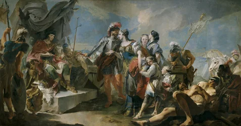 Queen Zenobia before Emperor Aurelian, 1717