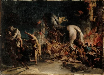 The Siege of Troy, ca 1760