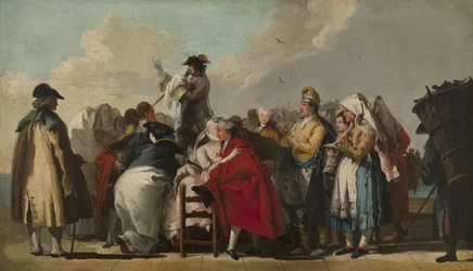 The Venetian Charlatan, c1764-1765