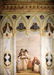 The Winter Walk, from the Room of the Gothic Pavilion, in the Foresteria