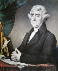 Thomas Jefferson (1743-1826) published by Nathaniel Currier (1813-88)