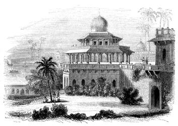 Chalees Satoon, or the Pavilion of the Forty Pillars, 1847