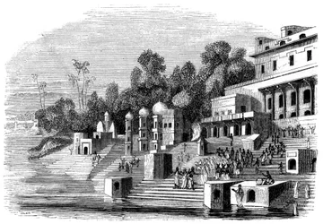 The favourite wife of Afzul Khan preparing for the suttee