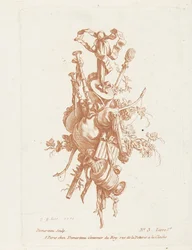 Trophy with Musical Instruments