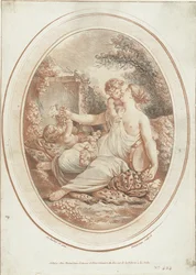 Bacchanal with Nymph and Two Putti