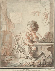 Child as Poet at Work in Interior