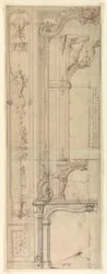 Designs for Chimney Mantels for the Hôtel de Pomponne, Place des Victoires, Paris