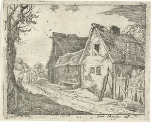 Farmhouse on a Country Road