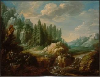 Wooded Mountain Landscape