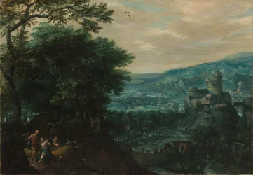 Landscape with Venus and Adonis, 1580s