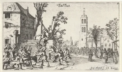 Fight at an Inn (The Sense of Touch) (Landscapes with the Five Senses series)