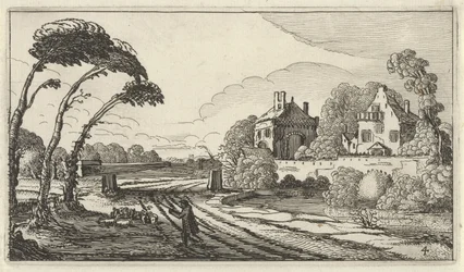 Shepherd in a Landscape (Twelve Landscapes with Figures)