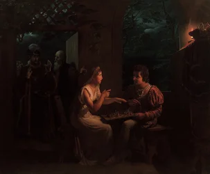 Ferdinand and Miranda Playing a Game of Chess, 1822