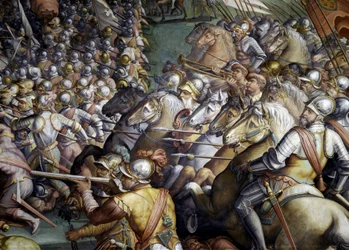 Battle of Scannagallo in Valdichiana (Val di Chiana) (detail)