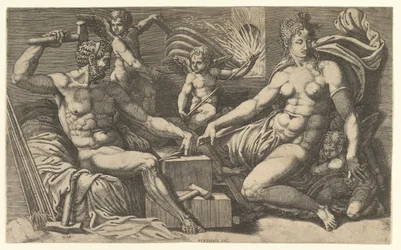 Venus and Vulcan at the Forge
