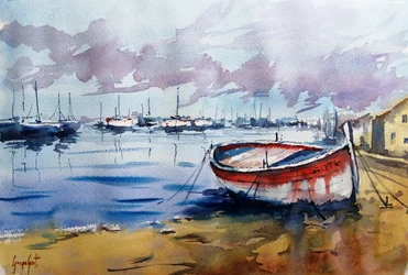 Beached Boat Harbor