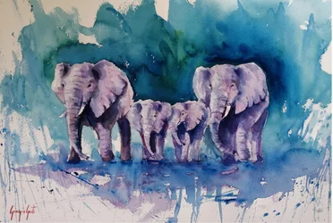 Blue Elephant Family