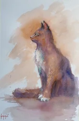 Observant Cat Profile