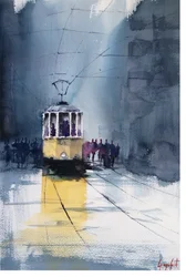 Rainy City Tram