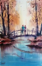 Romantic Autumn Stroll