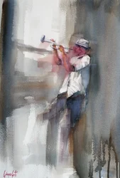 Soulful Jazz Trumpeter