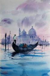 Twilight Venice Gondola