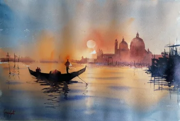 Venice Sunset Gondola