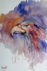 Vibrant Eagle Portrait