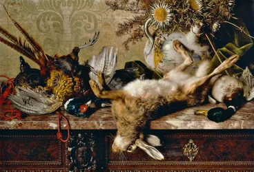Still life with venison