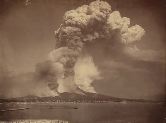 Mount Vesuvius, active, 1872