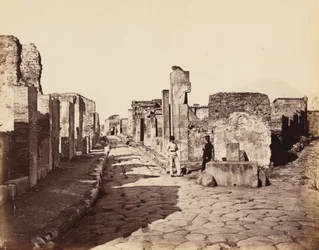 Street of Sallustio, Pompeii, c. 1870