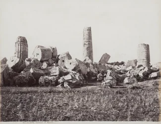 The Remains of the Temple of Apollo in Selinunte