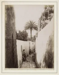 Women and Children in an Alley on Capri