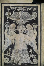 Allegorical figure, Palazzo dei Cavalieri, Pisa, Tuscany, Italy