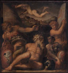 Allegory of Cortona and Montepulciano, 1563-1565