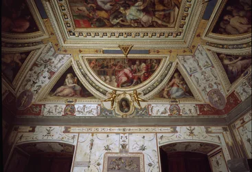 Detail of the Room of Lorenzo il Magnifico Representing His Visit in Naples