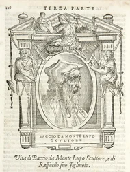 Milan, Biblioteca Braidense, Lives of the Most Excellent Painters, Sculptors, and Architects, Giorgio Vasari 1568, Baccio da Montelupo
