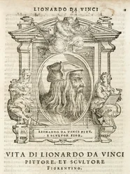 Milan, Biblioteca Braidense, Lives of the Most Excellent Painters, Sculptors, and Architects, Giorgio Vasari 1568, Leonardo da Vinci