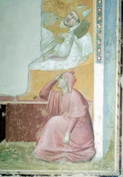 Apparition of St Francis to Bishop Guido of Assisi (detail)