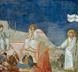 The Resurrection of Christ, Detail from Life and Passion of Christ, by Giotto