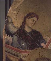 Angel from Madonna and Child Enthroned