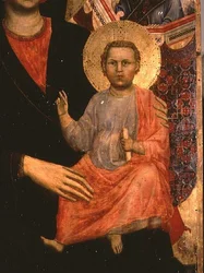 Christ Child from the Madonna and Child Enthroned
