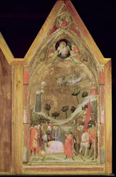 The Martyrdom of St. Paul, right hand panel from the Stefaneschi Triptych, c.1320
