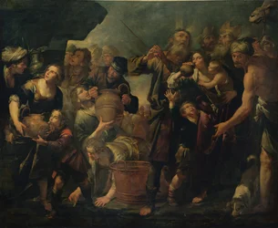 Moses Drawing Water from the Rock